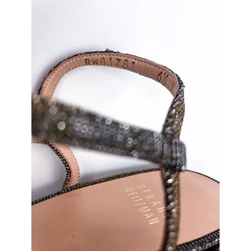 ‎Stuart Weitzman Velocity Pyrite Nocturn Wedge Heels